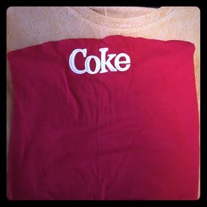 Coke tube top crop top